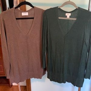 Set of 2 Tunic Sweaters